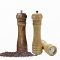 Salt Pepper Mill Grinder BBQ Tools Classical Oak Ceramic Grinding Core Handheld Wooden Salt And Pepper Mill Set